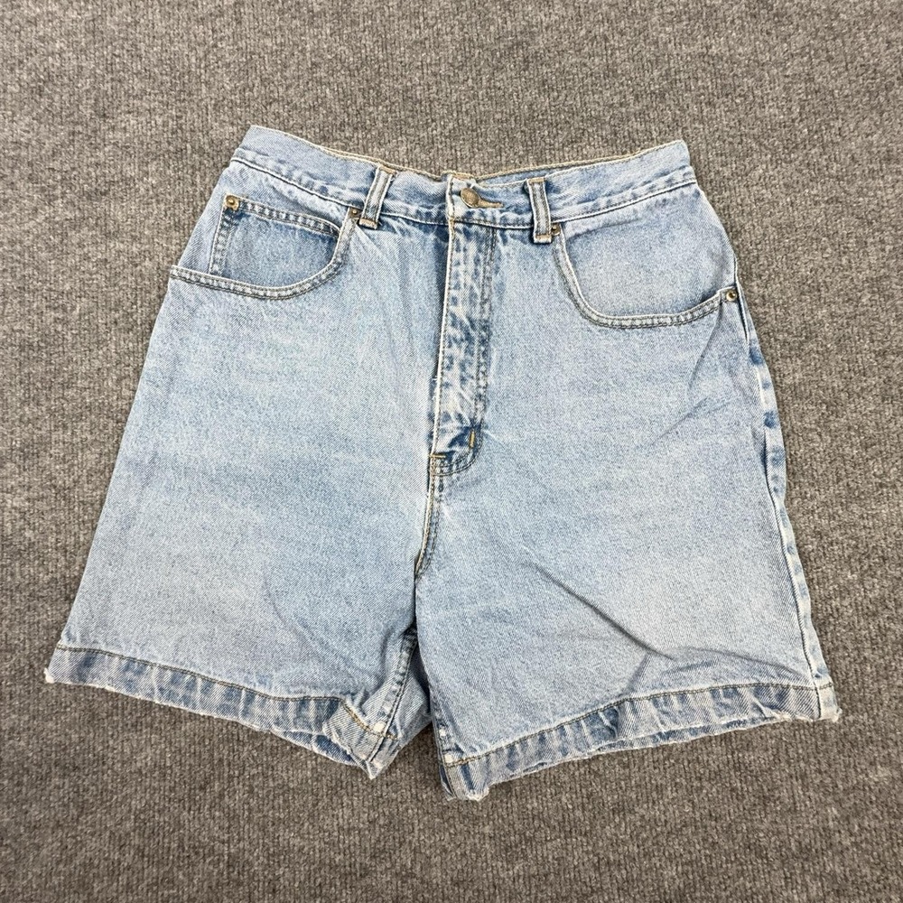 Vintage Lawman Shorts Womens 11 Blue Denim Mom Bermuda High Rise Relaxed 90s